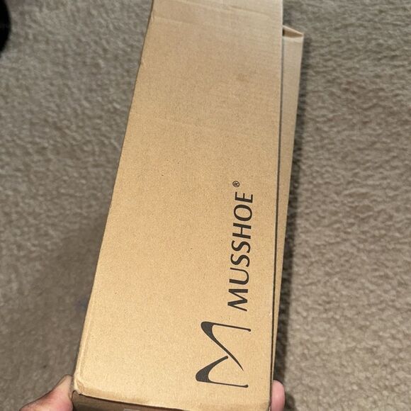 Womens black loafer wedges  size 9 NIB - Picture 7 of 9